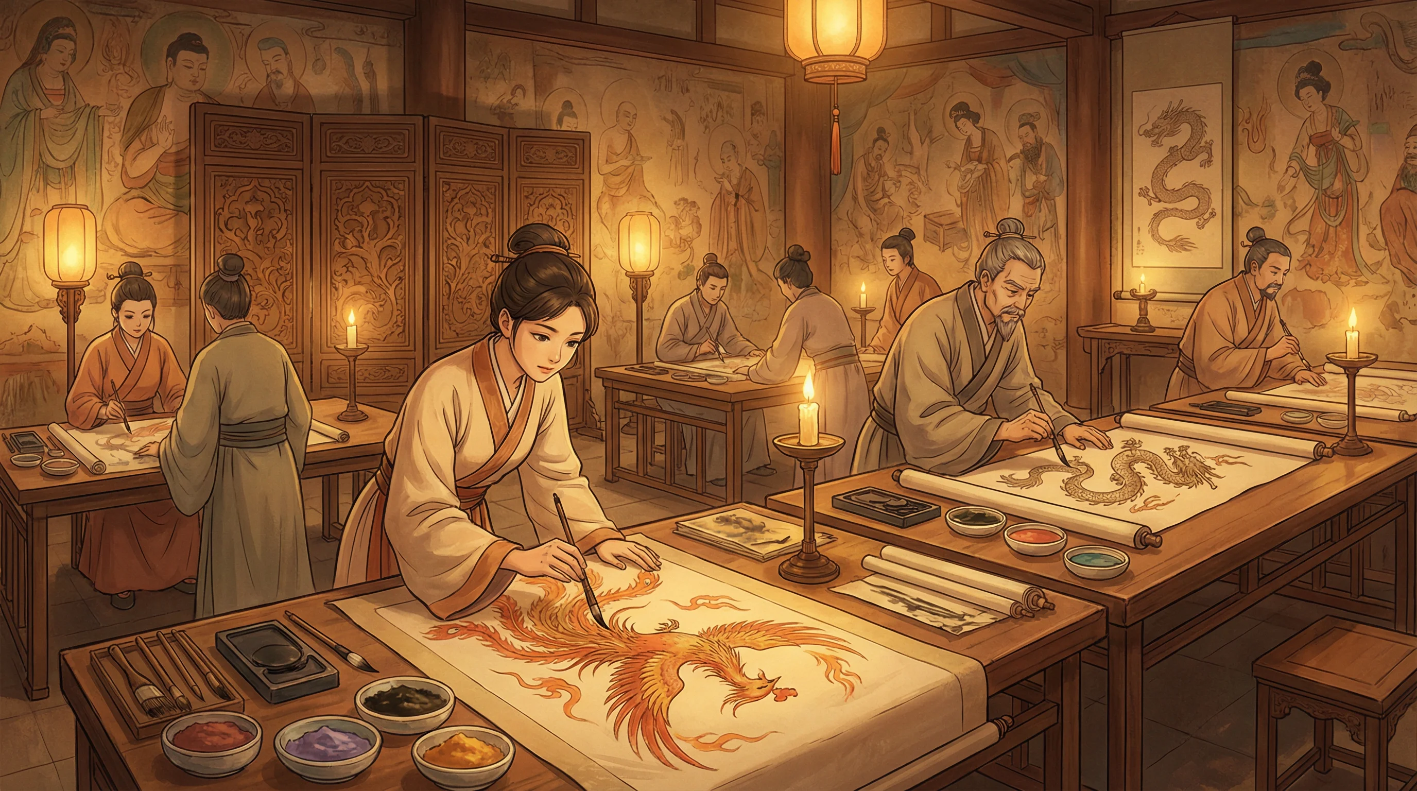 画师入驻 - 女圣骑士 国风动漫画师